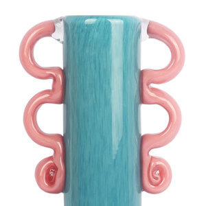 Present Time Vase Fiesta Medium Turquoise